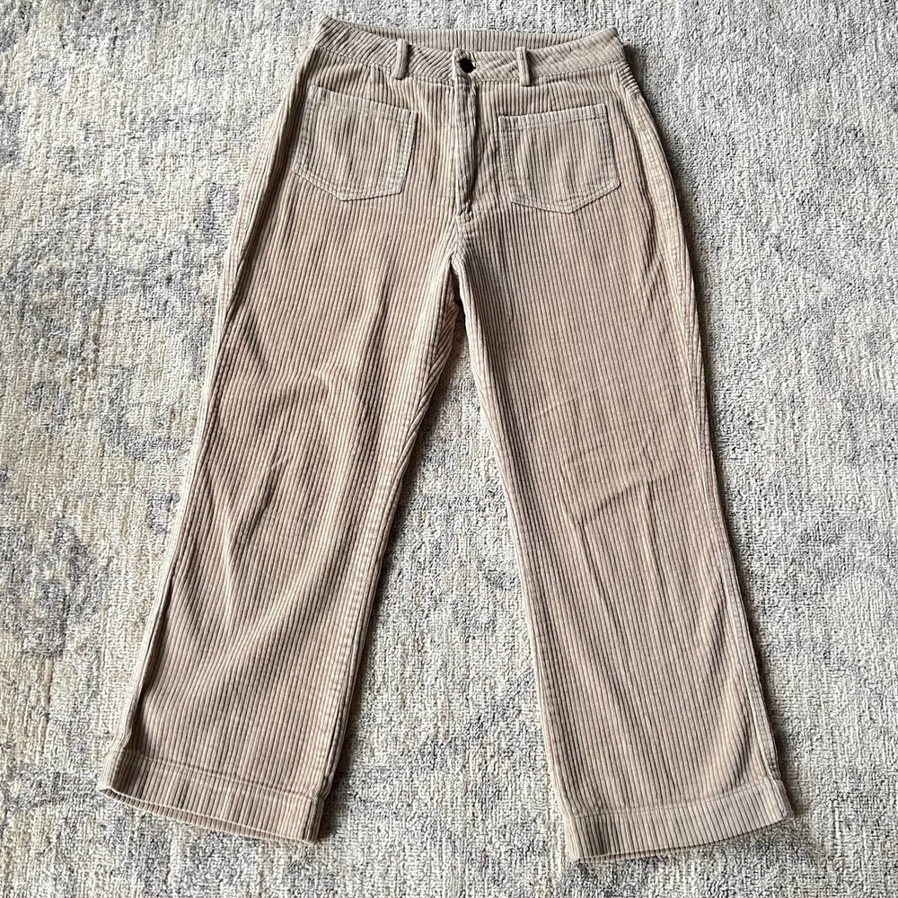 NO. 6 STORE Cream Corduroy Pants